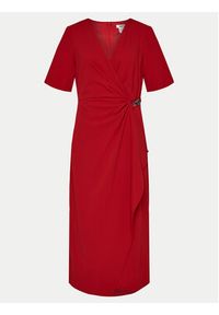 DKNY Sukienka koktajlowa DD4H1B66 Czerwony Slim Fit. Kolor: czerwony. Materiał: syntetyk. Styl: wizytowy #2