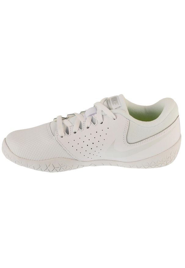 Nike - Buty sportowe Sneakersy dziewczęce, Cheer Sideline IV. Kolor: biały. Sport: turystyka piesza