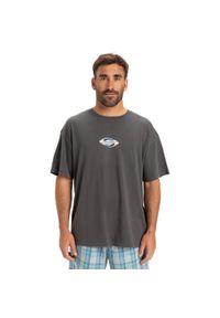Quiksilver - Koszulka z krótkim rękawem dla Mężczyzn GLOBAL HEAT Czarny. Kolor: czarny. Materiał: tkanina, bawełna. Długość rękawa: krótki rękaw. Długość: krótkie