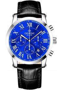 Zegarek Giewont Zegarek Męski Giewont Chronograph Sapphire Srebrno Niebieski GW6260-A4. Kolor: niebieski, srebrny, wielokolorowy #1