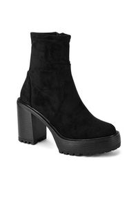 Nine West Botki WFA3375-1 Czarny. Kolor: czarny. Materiał: materiał #5