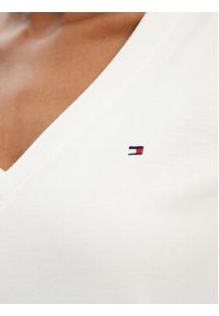 TOMMY HILFIGER - Tommy Hilfiger T-Shirt New Cody WW0WW40584 Écru Slim Fit. Materiał: bawełna #5