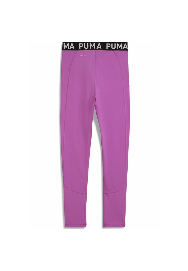 Puma - Młodzieżowe legginsy treningowe PUMA STRONG PUMA Pure Magenta Purple. Stan: podwyższony. Kolor: fioletowy. Styl: młodzieżowy. Sport: fitness