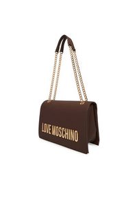 Love Moschino - LOVE MOSCHINO Torebka JC4192PP1NKD0301 Brązowy. Kolor: brązowy. Materiał: skórzane #5
