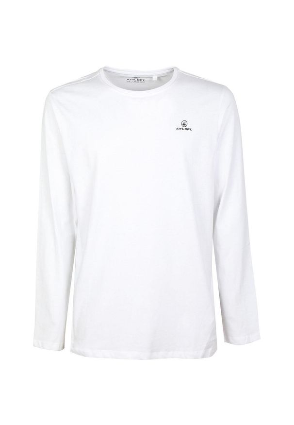 ZEAGLE - Glemo ATHL DPT Logan koszulka męska z długim rękawem, biała L. Okazja: na co dzień. Kolor: biały. Materiał: bawełna. Długość rękawa: długi rękaw. Długość: długie. Styl: casual