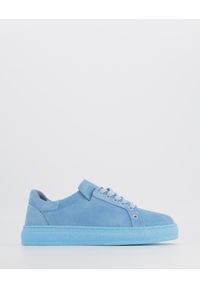 Venezia - ZAMSZOWE SNEAKERSY 0563040 BABY BLU. Materiał: zamsz. Obcas: na obcasie. Wysokość obcasa: średni