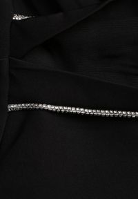 Renee - Czarna Bluzka VICES w Kopertowym Stylu z Luźnymi Transparentnymi Rękawami i Dekoltem V Inge. Okazja: na co dzień. Kolor: czarny. Materiał: jeans. Styl: casual, elegancki #5