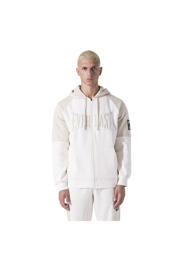 EVERLAST - Bluza męska Everlast Neutrals Full Zip. Kolor: biały. Sport: fitness