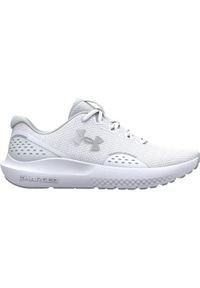 Buty do biegania damskie Under Armour Charged Surge 4distant. Kolor: szary, biały. Materiał: syntetyk. Sport: bieganie #1
