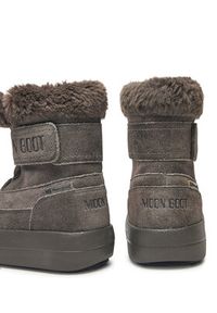 Moon Boot Śniegowce Junior Park Dtrap Boot Suede 80D3440040 Szary. Kolor: szary. Materiał: skóra, zamsz #4