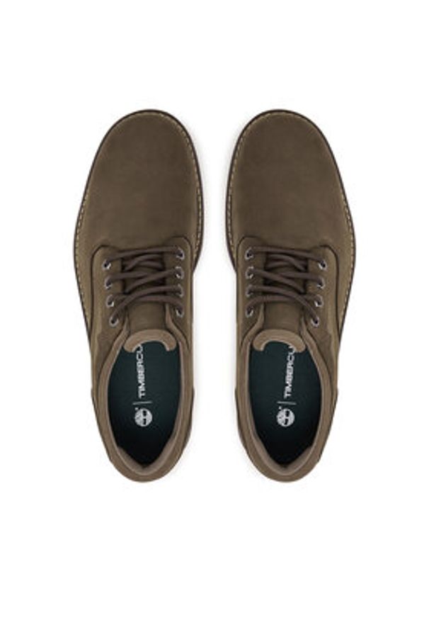 Timberland Trapery Britton Road Waterproof TB0A69T9W071 Brązowy. Kolor: brązowy. Materiał: nubuk, skóra