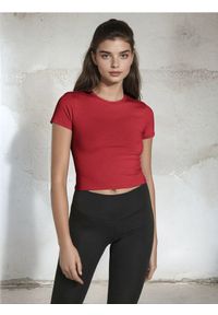 Sinsay - Crop top - czerwony. Kolor: czerwony