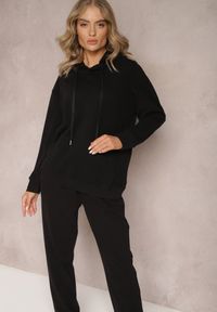Renee - Czarny Komplet Dresowy z Bluzą i Spodniami Ciranova. Kolor: czarny. Materiał: dresówka #3