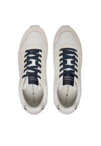 TOMMY HILFIGER - Tommy Hilfiger Sneakersy New Runner Eva Trainers FM0FM05454 Biały. Kolor: biały. Materiał: materiał #4