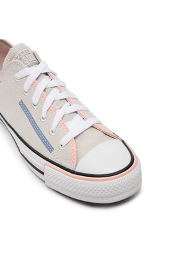 Converse Trampki Chuck Taylor All Star Color Pop Ox A07593C Szary. Kolor: szary. Materiał: materiał
