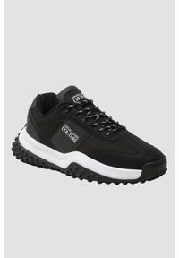 Versace Jeans Couture - VERSACE JEANS COUTURE Czarne sneareksy męskie Fondo Hyber Dis. 47, Rozmiar 43. Kolor: czarny #6