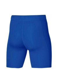 Nike - Męskie Spodenki Kompresyjne Pro Strike DriFIT. Kolor: niebieski. Sport: turystyka piesza