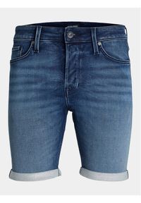 Jack & Jones - Jack&Jones Szorty jeansowe Rick Icon 12250169 Niebieski Regular Fit. Kolor: niebieski. Materiał: bawełna