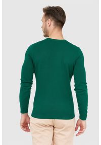 Aeronautica Militare - AERONAUTICA MILITARE Zielony sweter męski. Kolor: zielony. Materiał: wełna #3