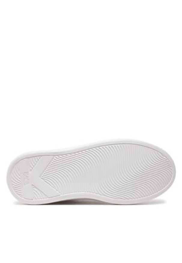 Karl Lagerfeld - KARL LAGERFELD Sneakersy KL62538K Biały. Kolor: biały. Materiał: skóra