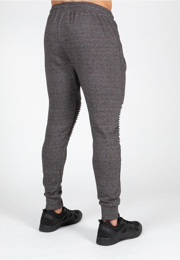 GORILLA WEAR - Spodnie fitness męskie Gorilla Wear Delta Pants. Kolor: szary. Materiał: dresówka. Sport: fitness