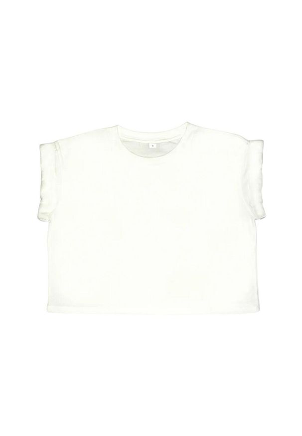 MANTIS - Top Damski Z Bawełny Organicznej. Kolor: biały. Materiał: bawełna