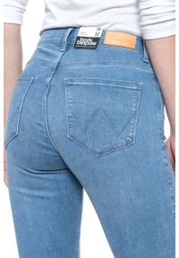 Wrangler - WRANGLER HIGH RISE SKINNY SOFT SKY W27HUS21K. Stan: podwyższony