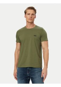 BOSS T-Shirt 50531401 Zielony ciemny Regular Fit. Kolor: zielony. Materiał: bawełna #1