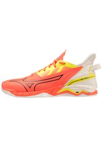 Buty halowe Mizuno Wave Mirage 5. Kolor: czerwony, czarny, wielokolorowy. Model: Mizuno Wave