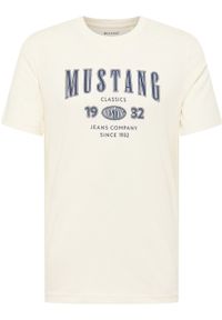Mustang - MUSTANG AUSTIN MĘSKI T-SHIRT KOSZULKA LOGO WHISPER WHITE 1014938 2013 #6
