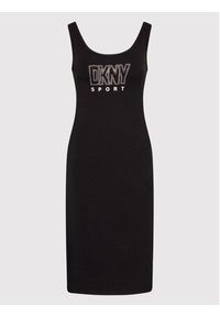 DKNY Sport Sukienka letnia DP2D4646 Czarny Slim Fit. Kolor: czarny. Materiał: bawełna. Sezon: lato. Typ sukienki: sportowe. Styl: sportowy #3