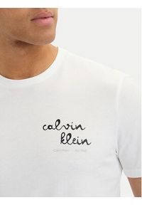 Calvin Klein Jeans T-Shirt LV04RG837G Biały Regular Fit. Kolor: biały. Materiał: bawełna #3