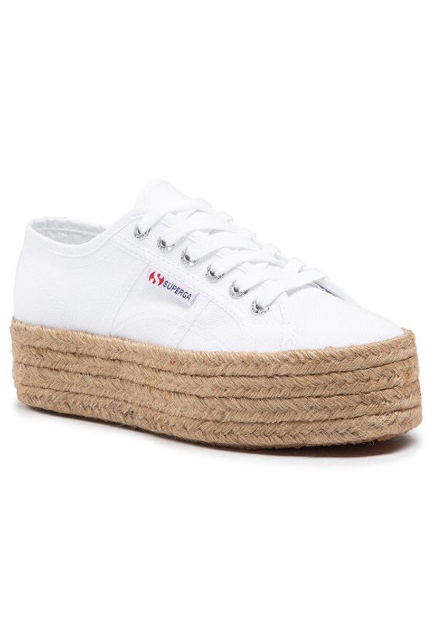 Espadryle Superga. Kolor: biały