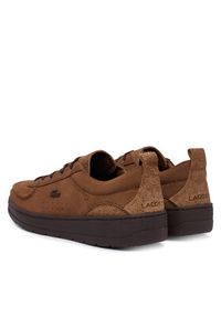 Lacoste Sneakersy Umpire 51SMA0105 DB2 Brązowy. Kolor: brązowy. Materiał: skóra, zamsz #4