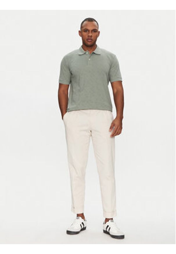 Selected Homme Polo Paul 16096767 Zielony Regular Fit. Typ kołnierza: polo. Kolor: zielony. Materiał: bawełna