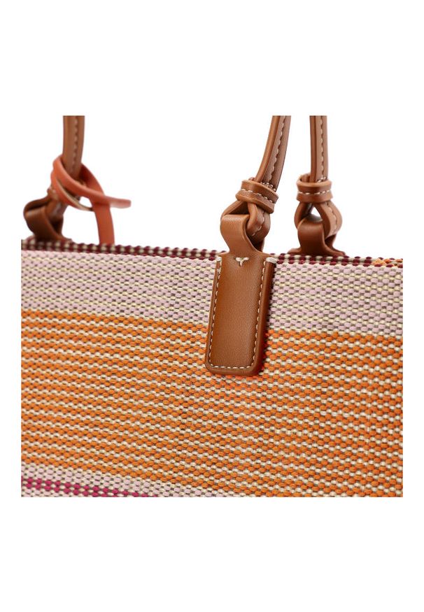 Pomarańczowa Torba Pepe Moll Stylowa Torebka Damska. Kolor: pomarańczowy. Sezon: lato. Materiał: skórzane. Styl: elegancki