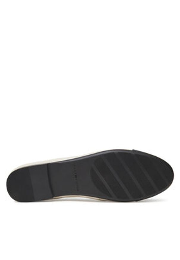 TOMMY HILFIGER - Tommy Hilfiger Baleriny Toe Cap Leather Ballerina FW0FW08759 Beżowy. Kolor: beżowy. Materiał: skóra
