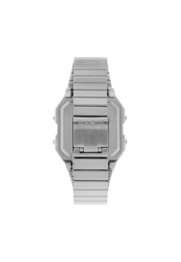 Casio Zegarek A130WE-7AEF Srebrny. Kolor: srebrny