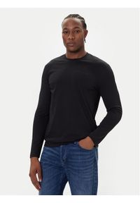 Bugatti Longsleeve 8330-85044D Czarny Regular Fit. Kolor: czarny. Materiał: bawełna. Długość rękawa: długi rękaw #1