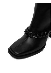 DeeZee Kozaki 7366 3-BLACK PU Czarny. Kolor: czarny. Materiał: materiał #6