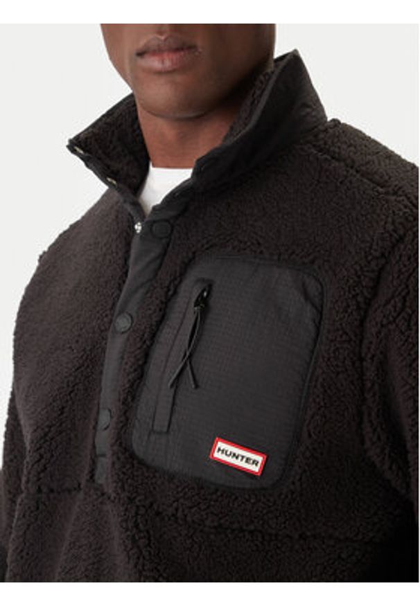 Hunter Polar Athol HARM0017252 Czarny Regular Fit. Kolor: czarny. Materiał: syntetyk