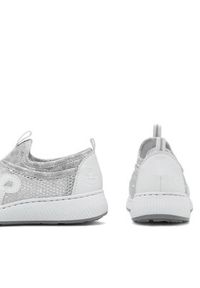 Rieker Sneakersy N5554-81 Srebrny. Kolor: srebrny. Materiał: materiał #8