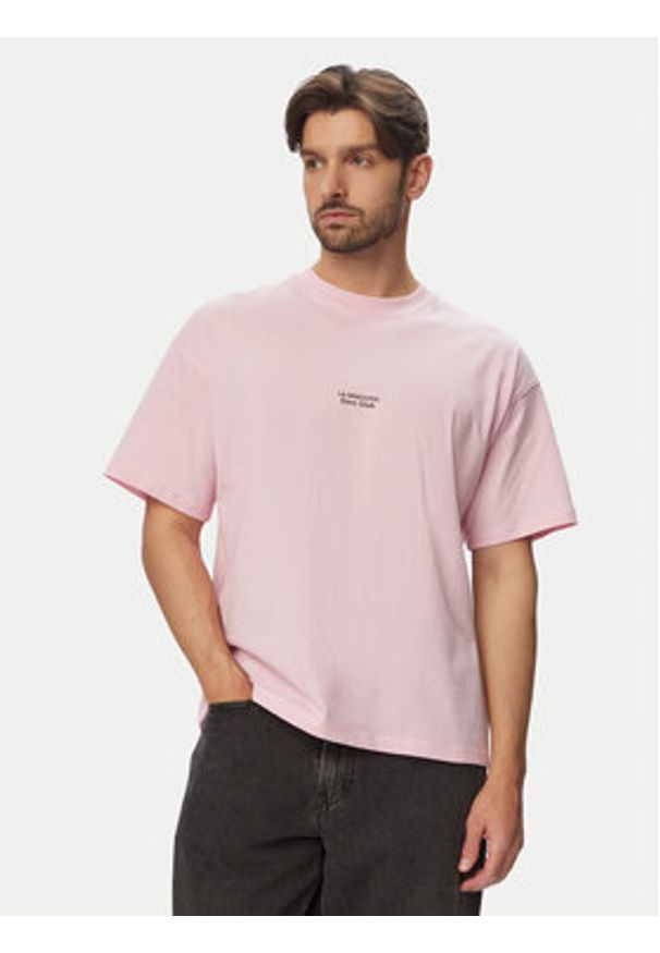 Jack & Jones T-Shirt Solano 12296270 Fioletowy Regular Fit. Kolor: fioletowy. Materiał: bawełna