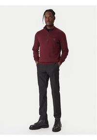 BOSS Sweter Kanobix 50527585 Czerwony Regular Fit. Kolor: czerwony. Materiał: bawełna #3