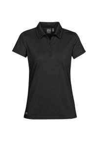 STORMTECH - Damska Eclipse H2XDry Pique Polo. Typ kołnierza: polo. Kolor: czarny