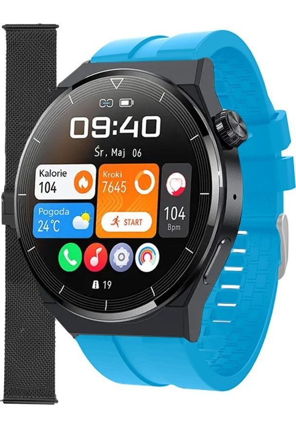 Smartwatch Enter SAT.14.537.144-SET Niebieski. Rodzaj zegarka: smartwatch. Kolor: niebieski