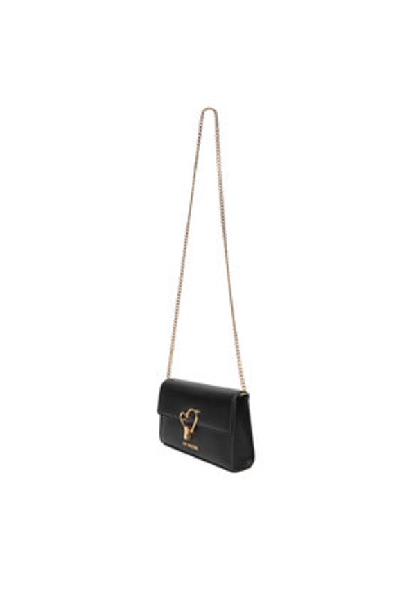 Love Moschino - LOVE MOSCHINO Torebka JC4327PP0NKU0000 Czarny. Kolor: czarny. Materiał: skórzane