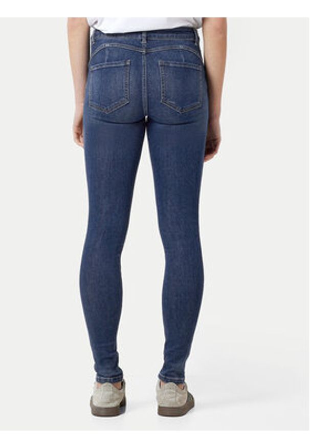Noisy may - Noisy May Jeansy Jen 27030580 Granatowy Skinny Fit. Kolor: niebieski