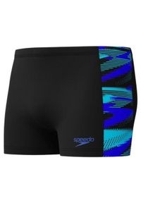 318 - Kąpielówki męskie spodenki kąpielowe Speedo Hyperboom. Kolor: czarny, niebieski, wielokolorowy #1