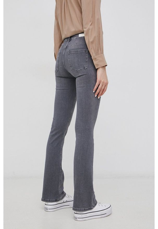 only - Only Jeansy damskie medium waist. Kolor: szary